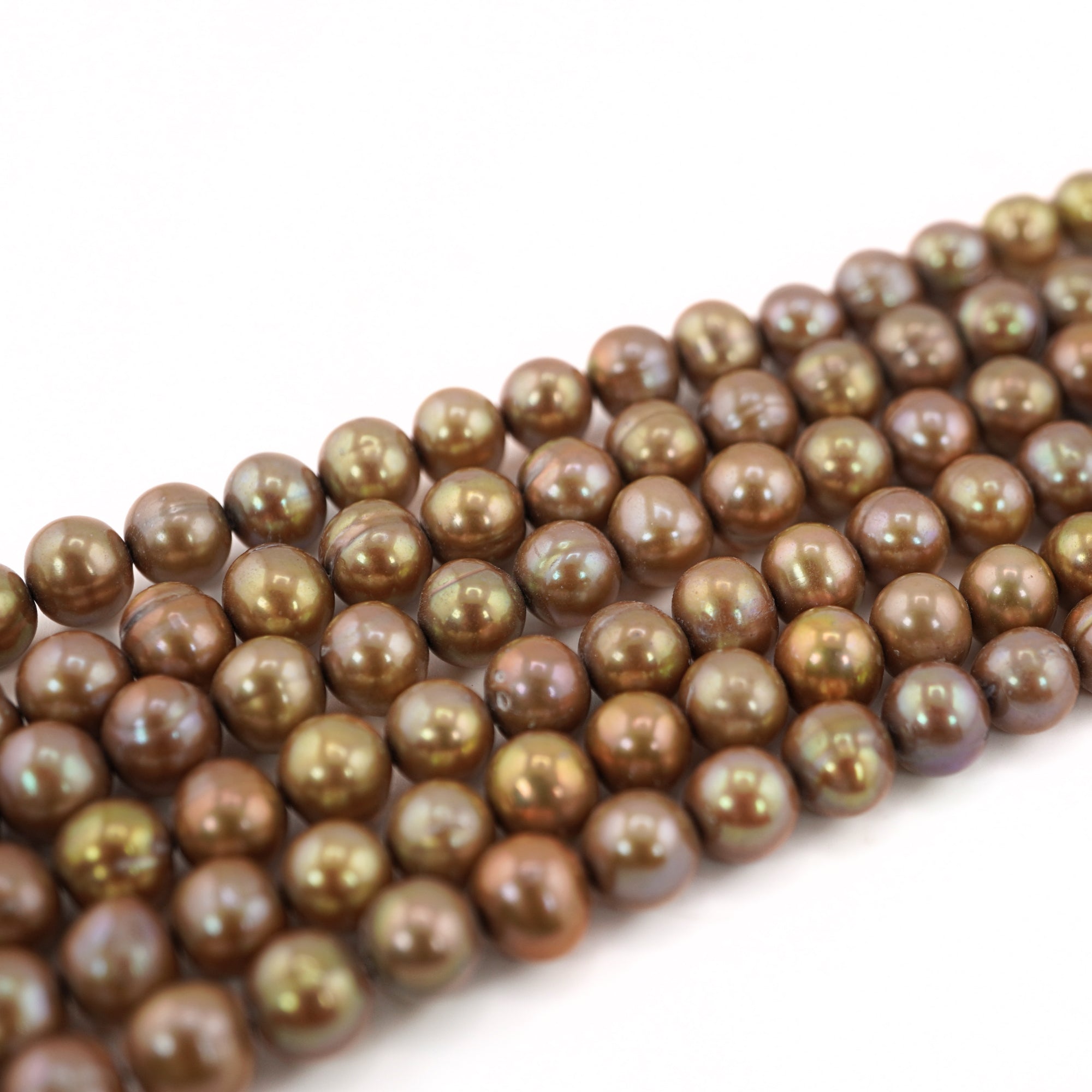 Natural Golden pearl beads for handmade jewelry