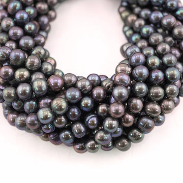 Natural Peacock Freshwater Real Pearls