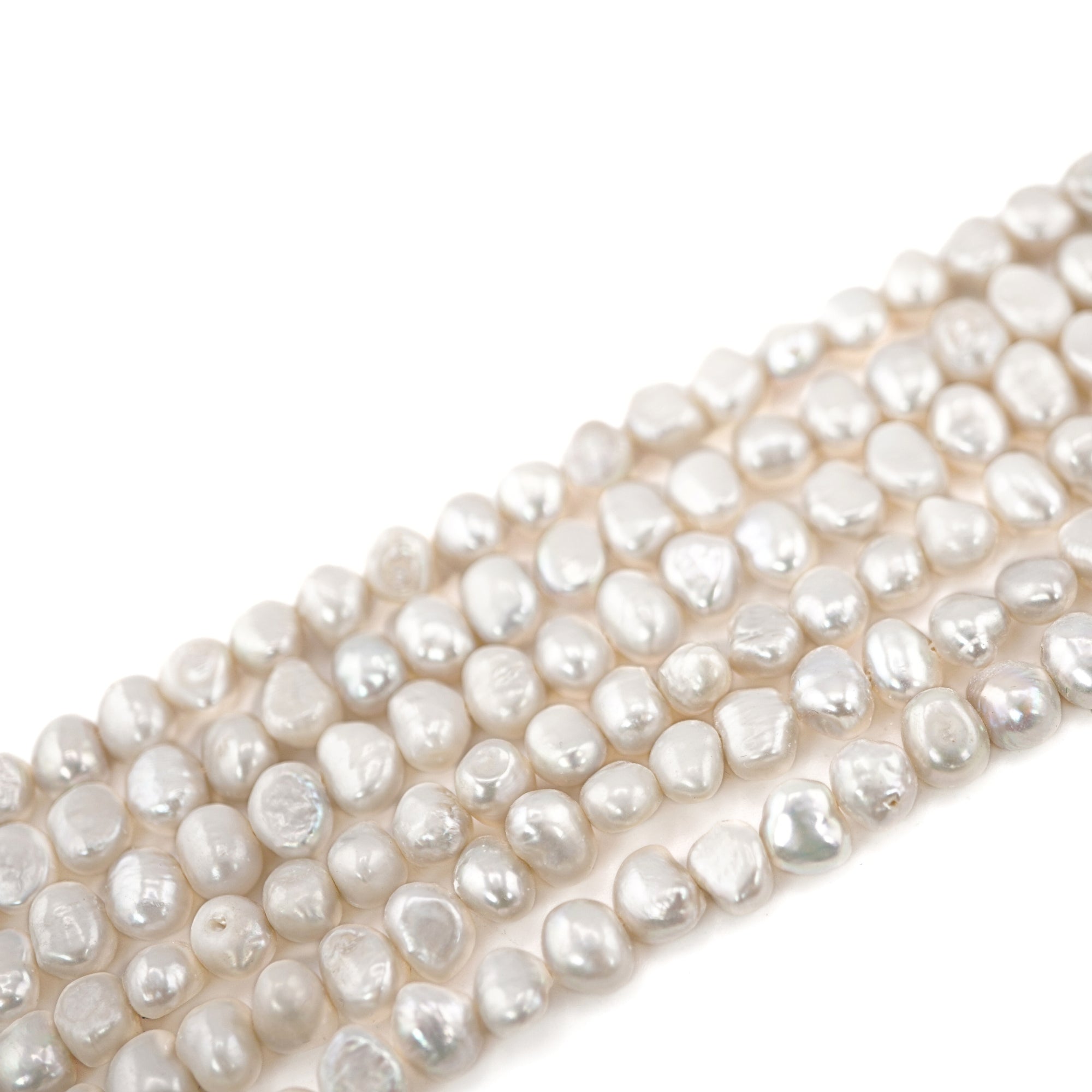Natural Shape Gray Pearls for Handmade Jewelry


