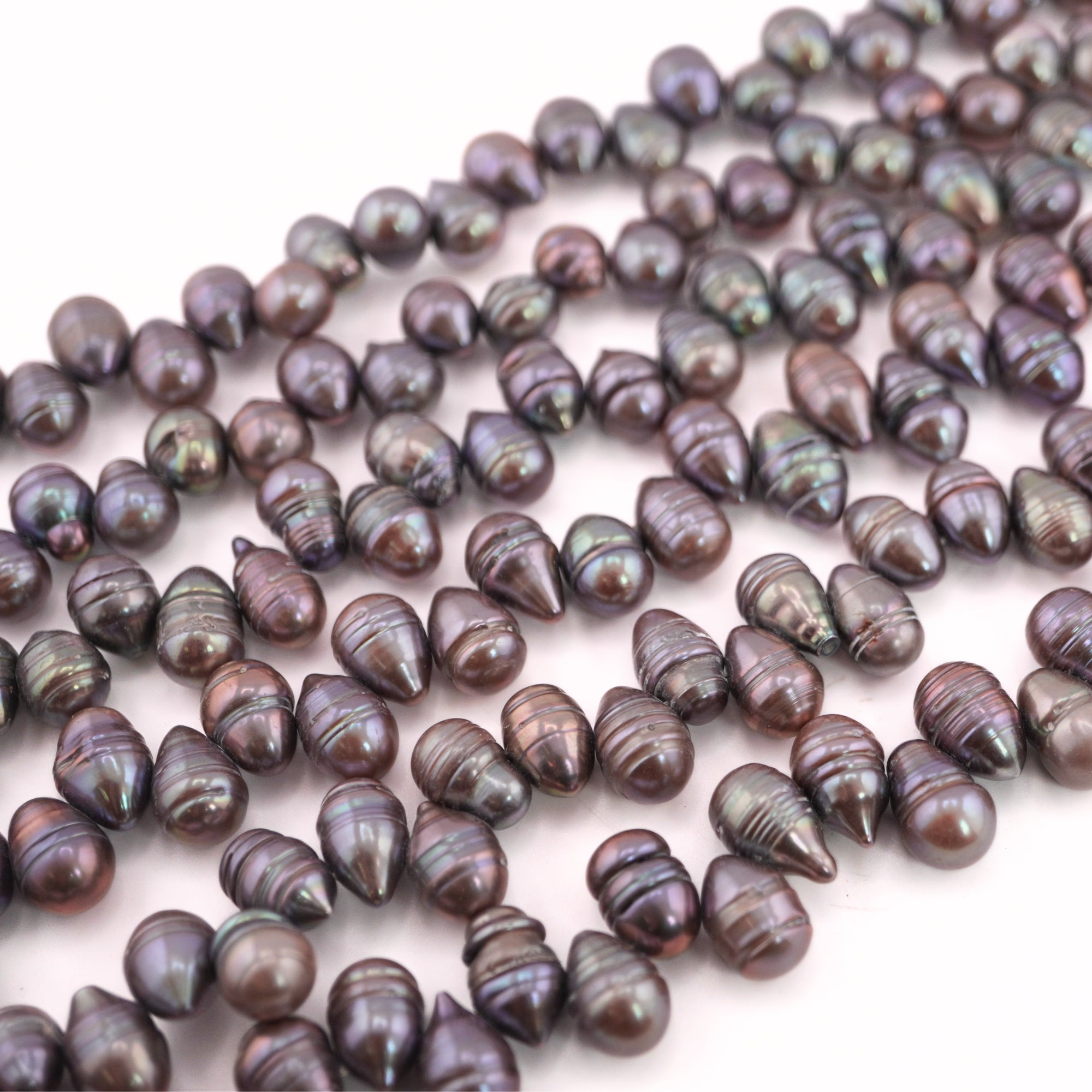 Oval Freshwater Pearls Natural Finish

