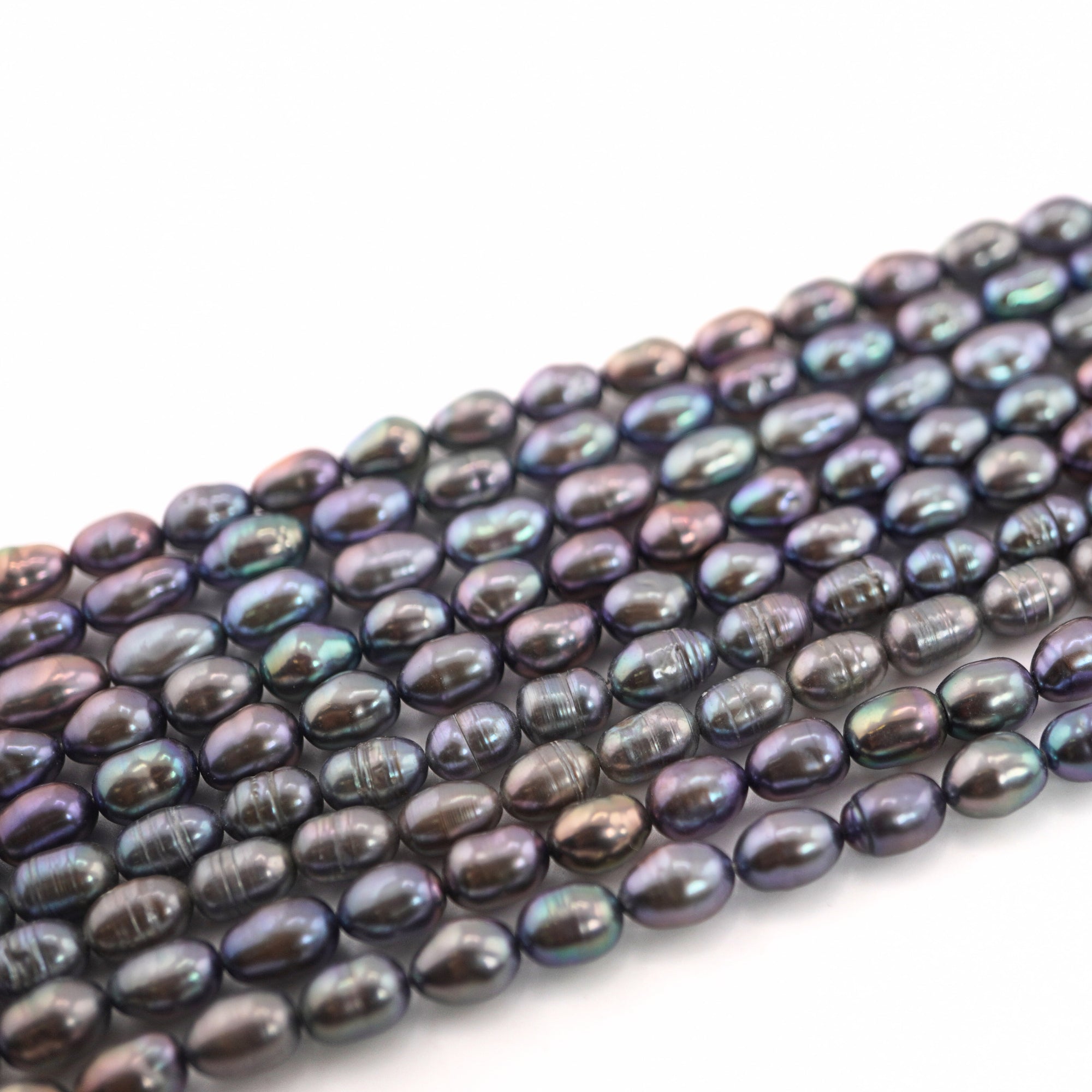 Oval Pearl Beads for DIY Jewelry

