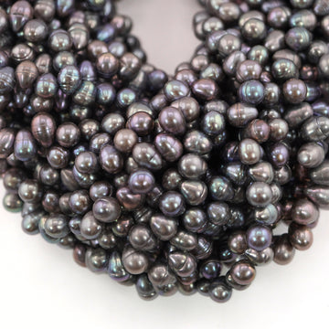 Oval natural pearls for bracelets

