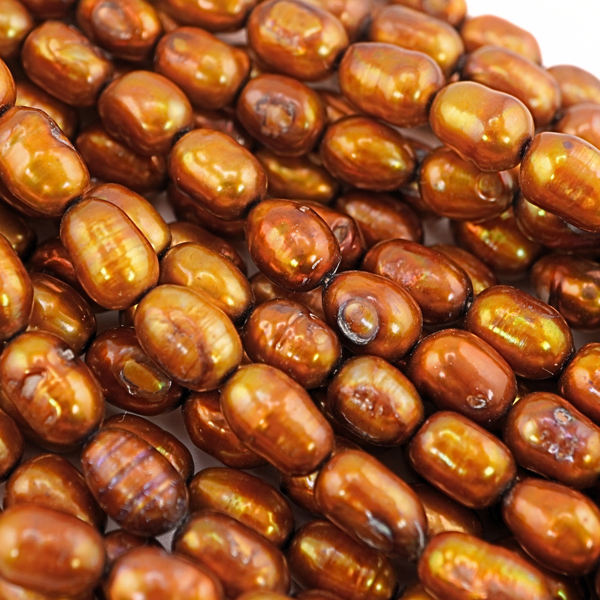 Oval pearls for jewelry design

