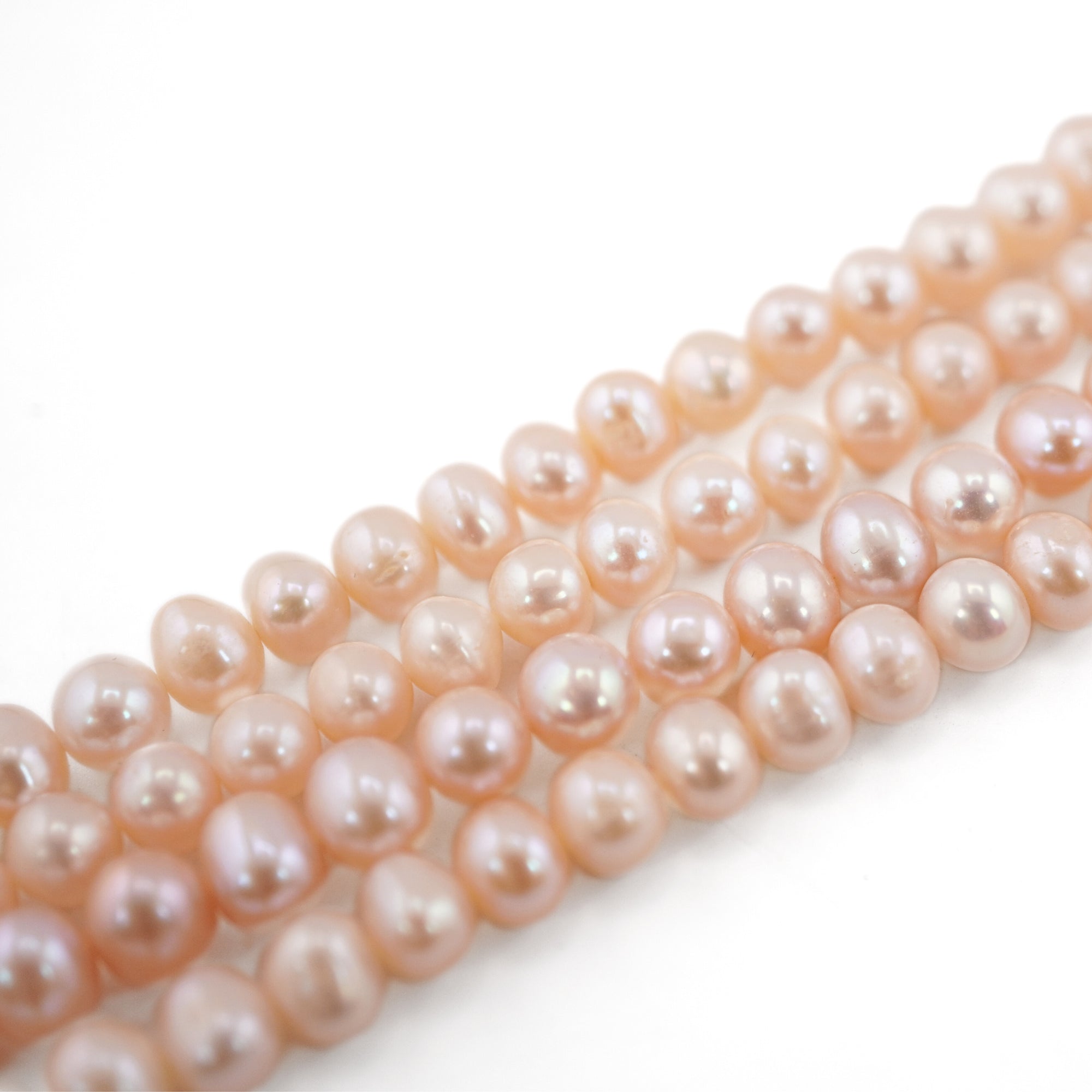 Peach Colored Gemstone Beads for Jewelry