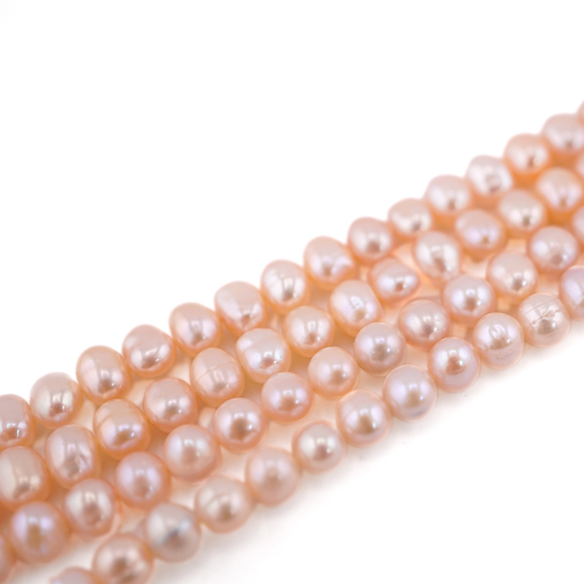 Peach Colored Gemstone Beads for Jewelry Making