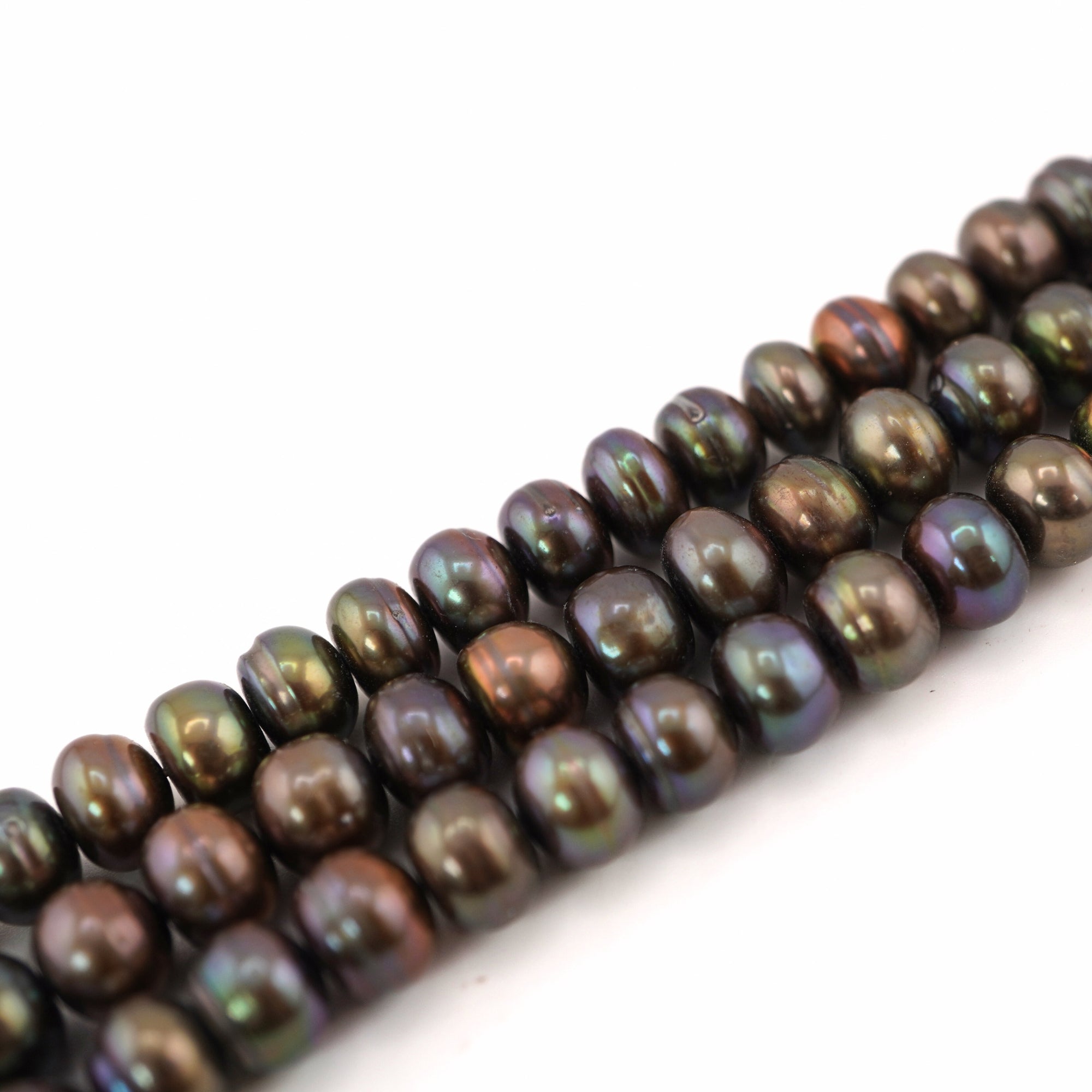 Peacock Colored Beads