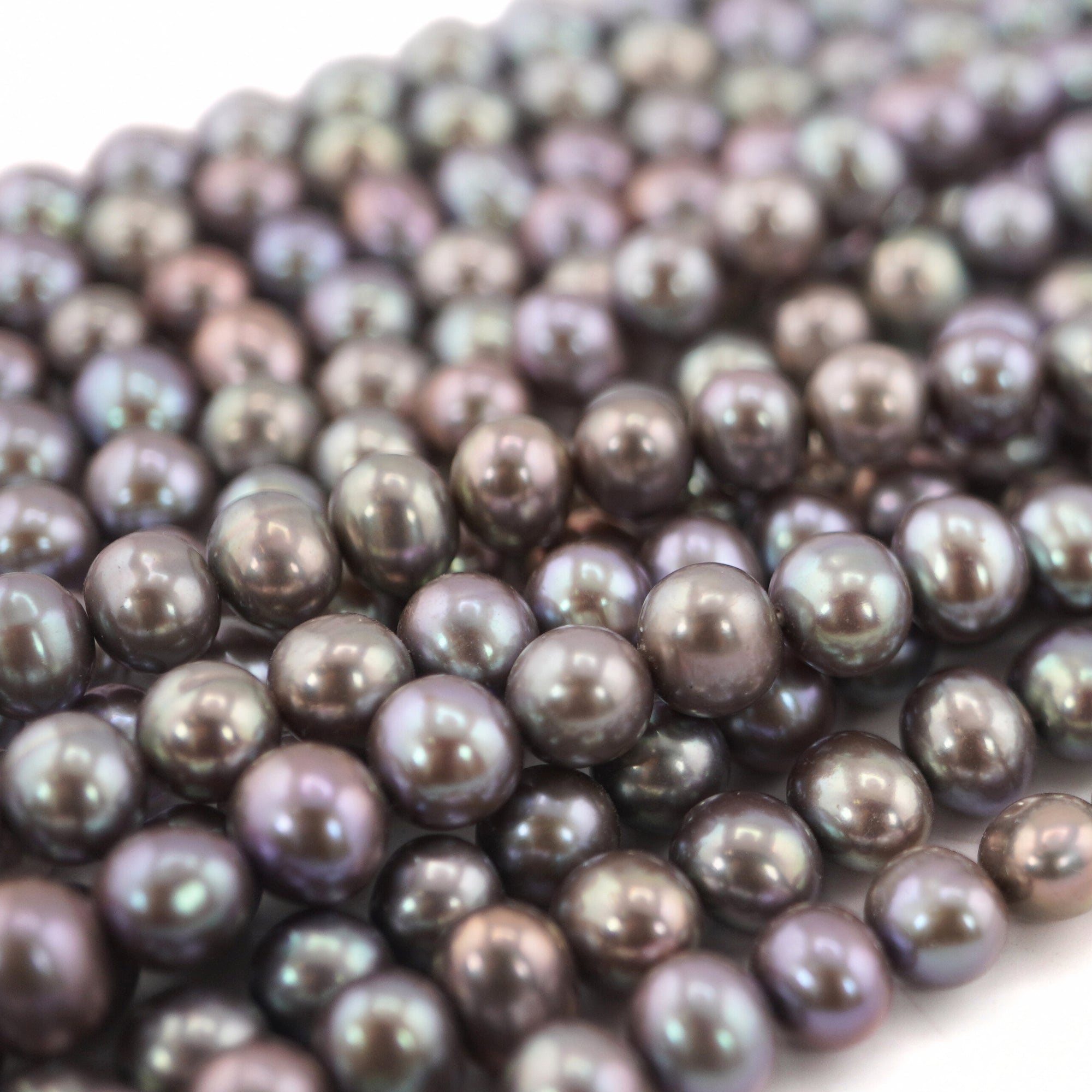  Peacock Potato Pearls for Necklace Making