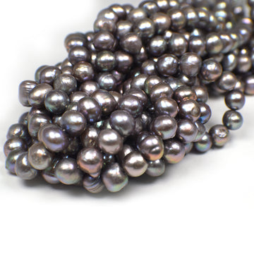 Peacock freshwater pearl beads


