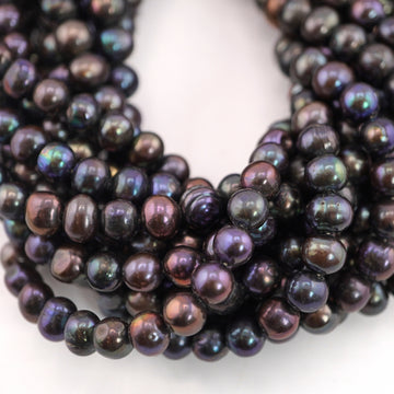Peacock freshwater pearls for beading

