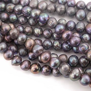 Pearl Chocolate Colored Beads

