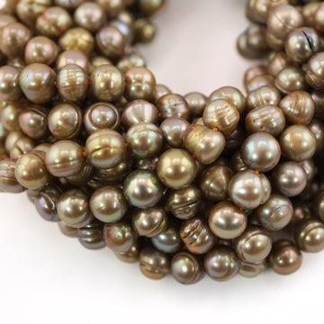 Pistachio colored beads for jewelry making

