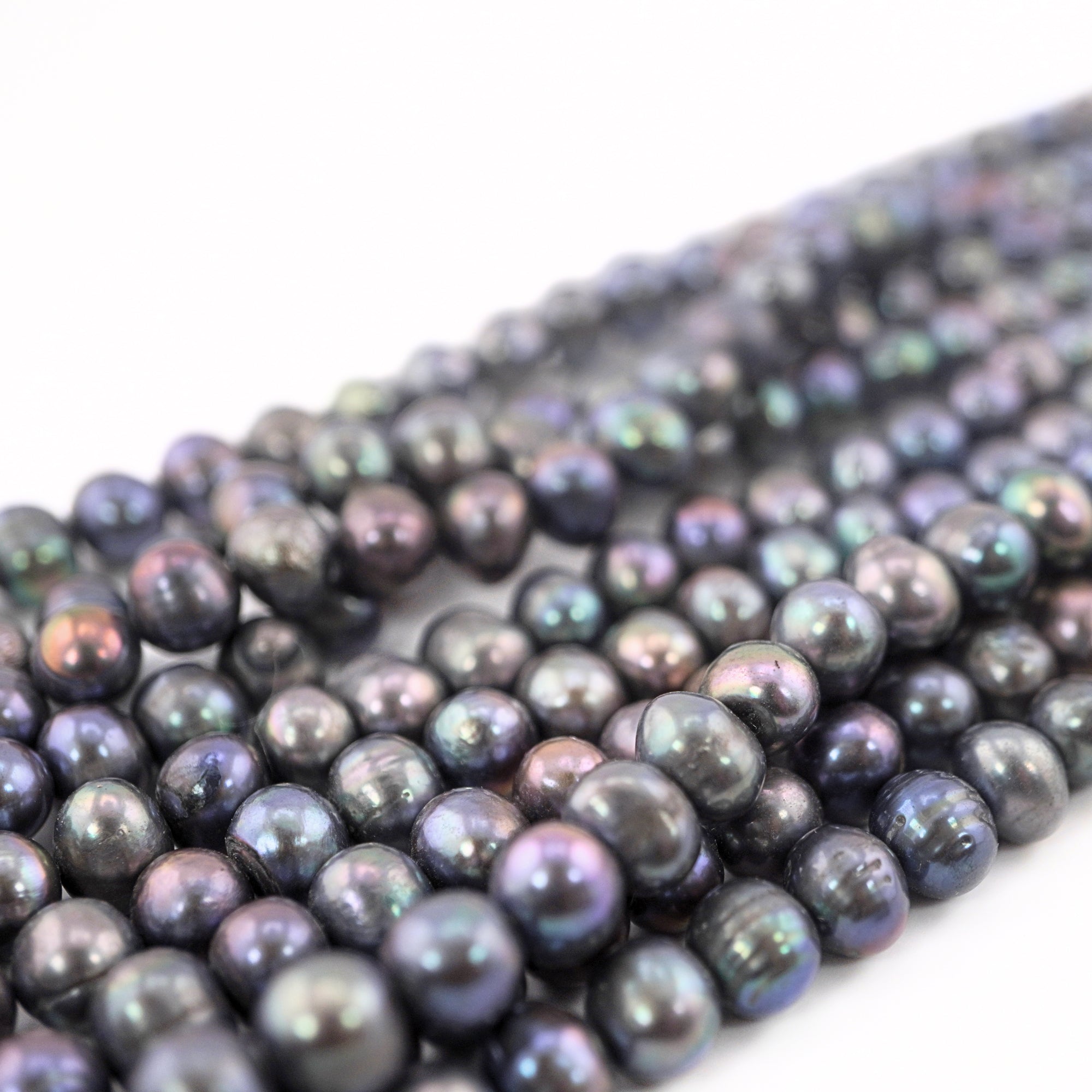Potato shape freshwater pearls

