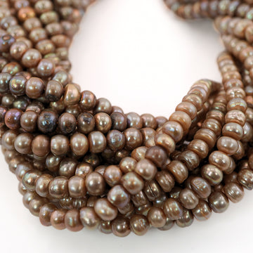 Premium Golden Pearls for Necklace Making

