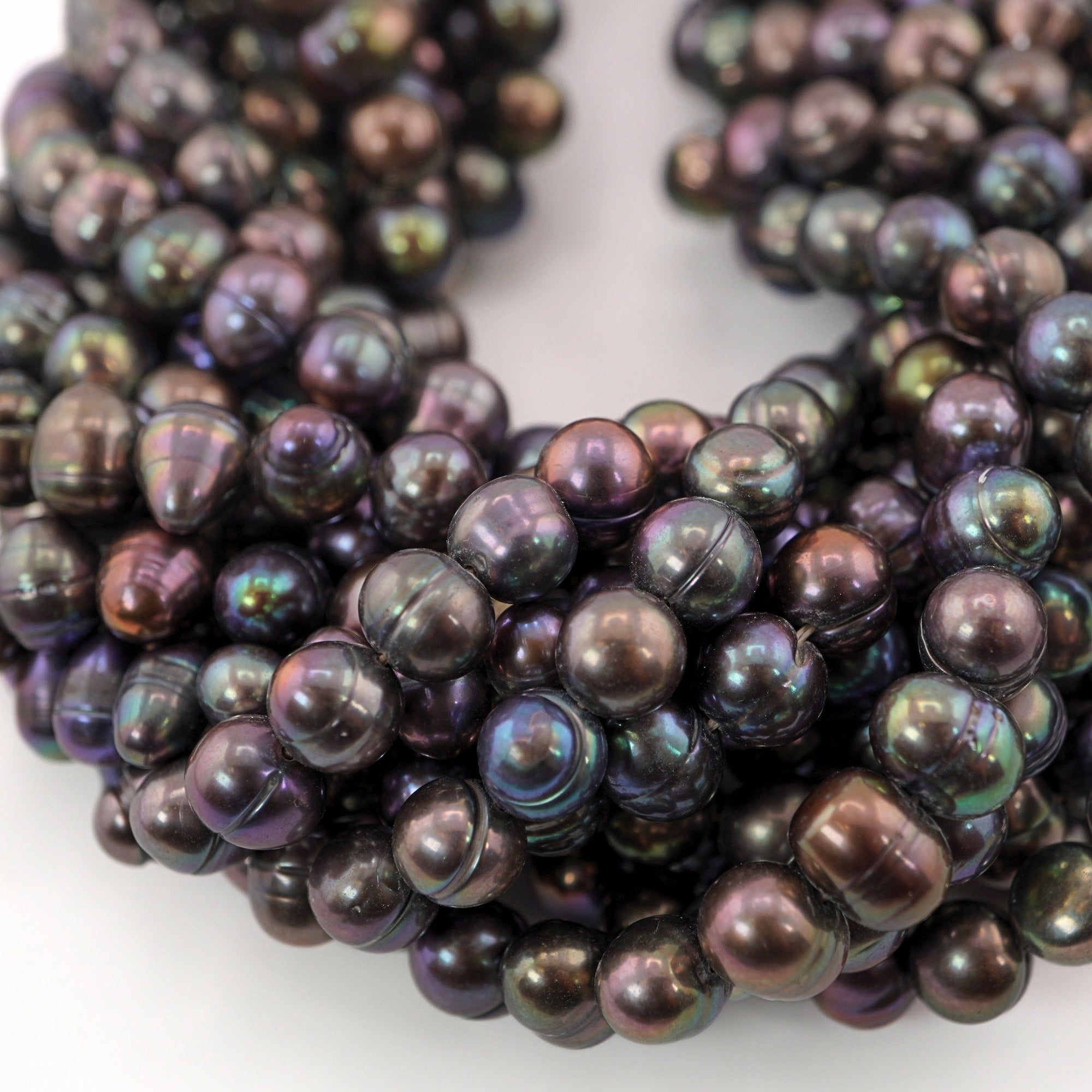Premium Peacock Freshwater Quality Pearls
