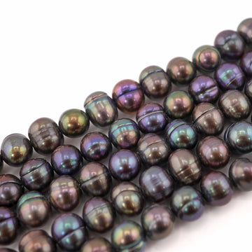 Premium Peacock Freshwater Real Pearls