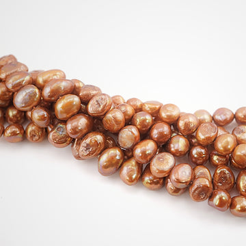 Premium golden pearls strand online

