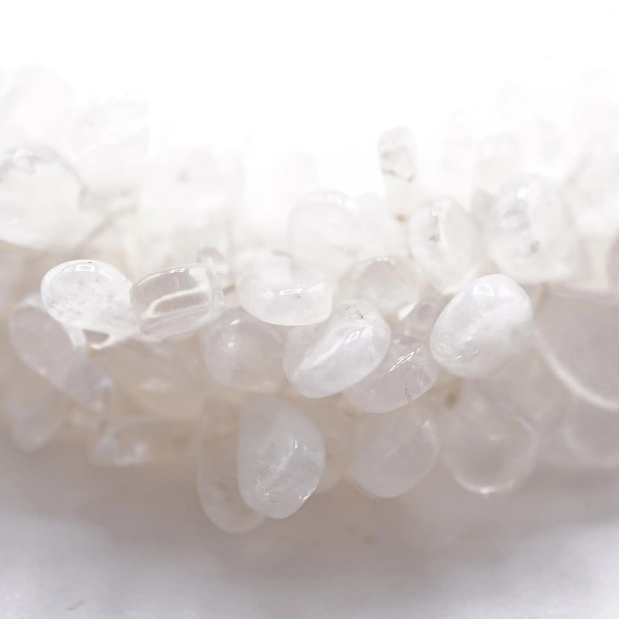 Rainbow Moonstone Smooth Pear Shape Gemstone Strand Beads