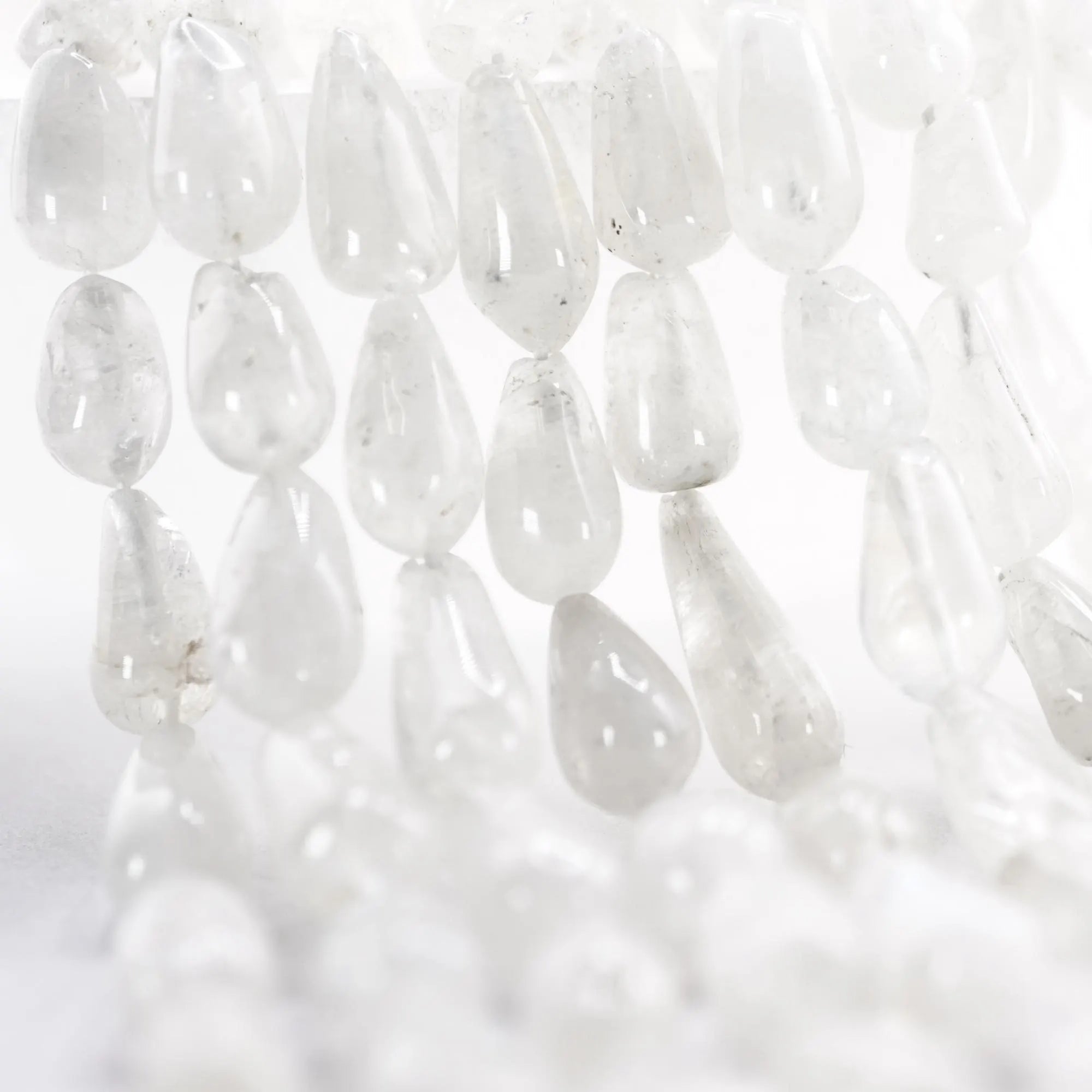 Rainbow Moonstone Smooth Teardrop Shape Gemstone Strand Beads