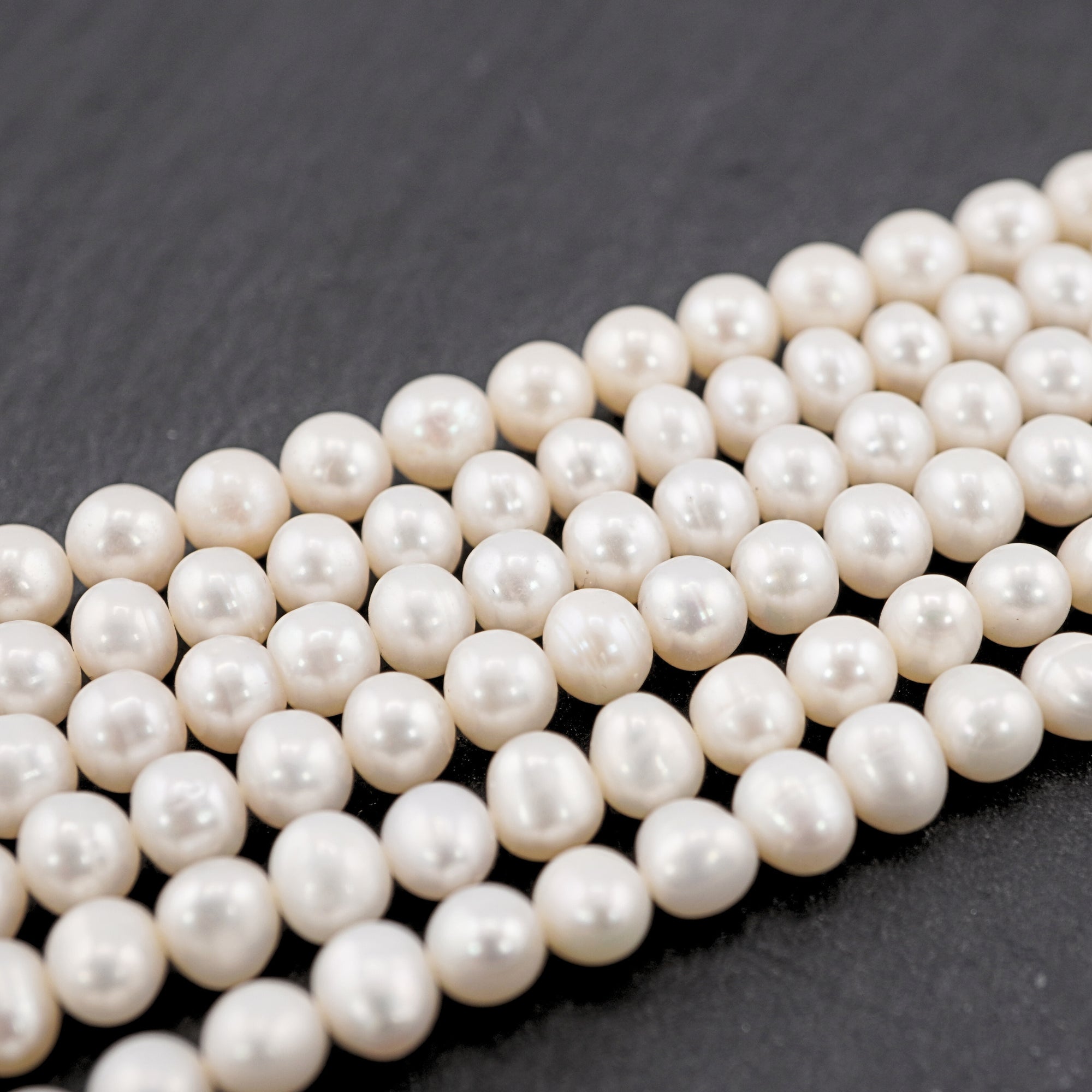 White Beads for Jewelry Making