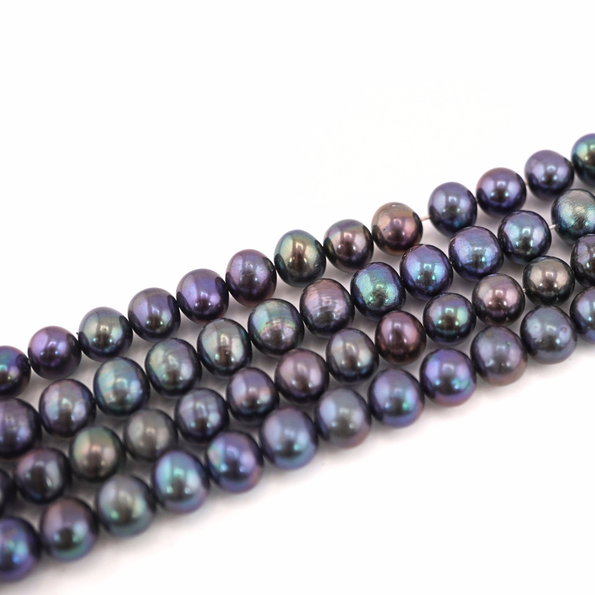 Wholesale Navy Blue Pearls

