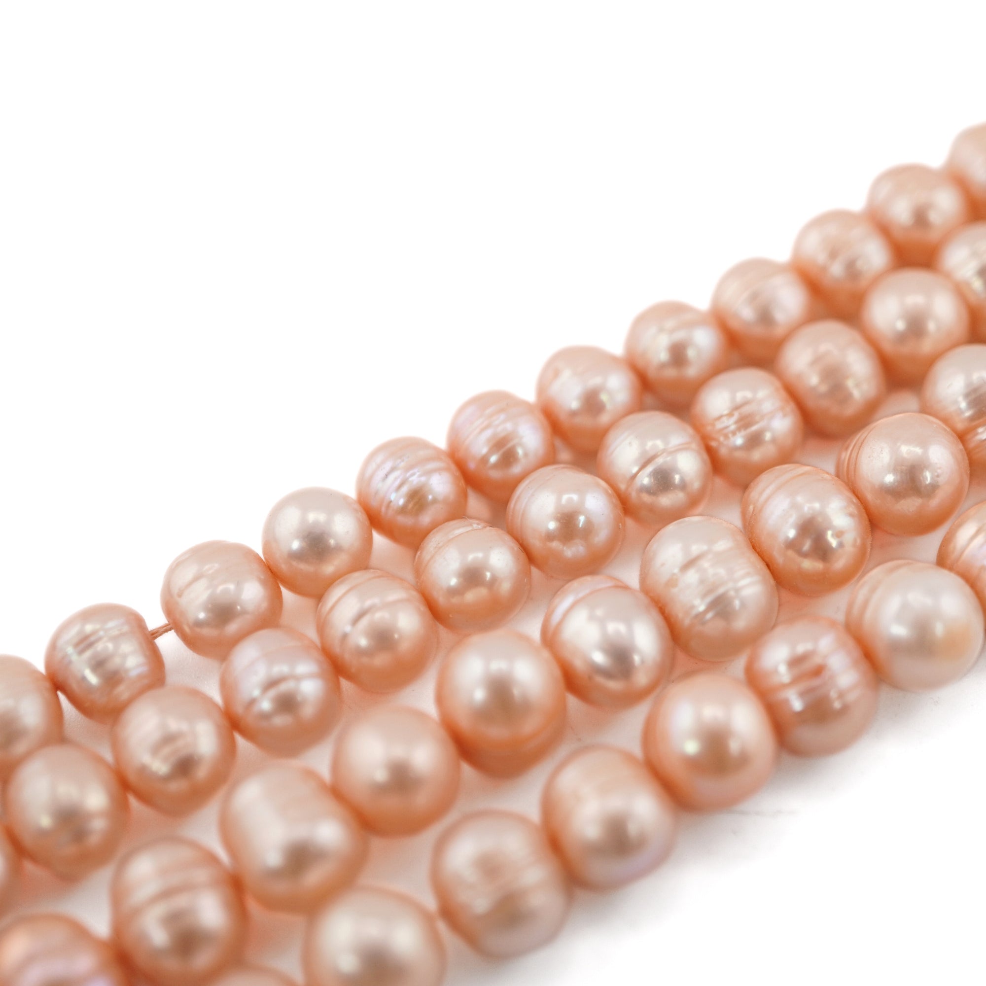 Wholesale Peach Freshwater Beads

