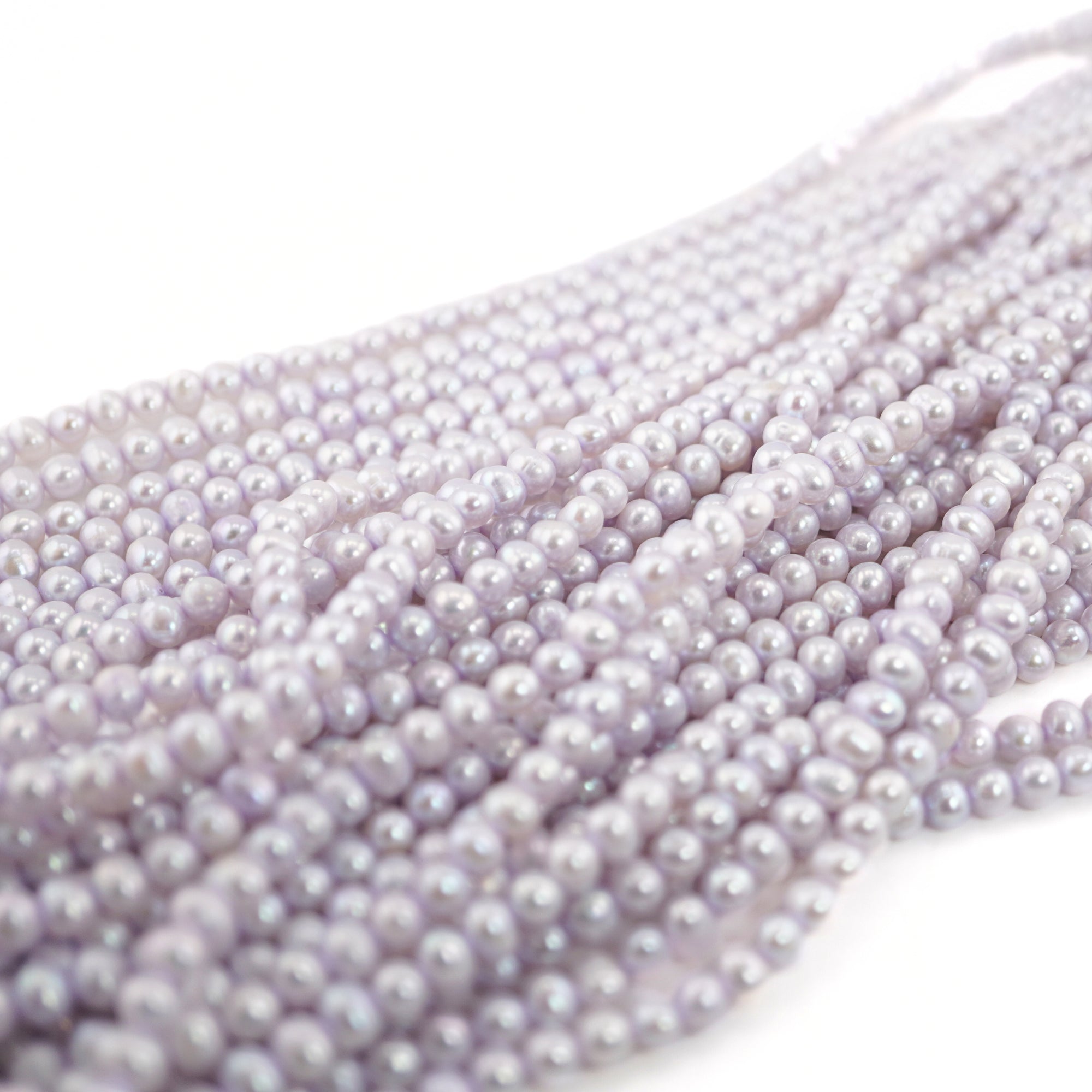 Wholesale Pearl Beads Lilac Color

