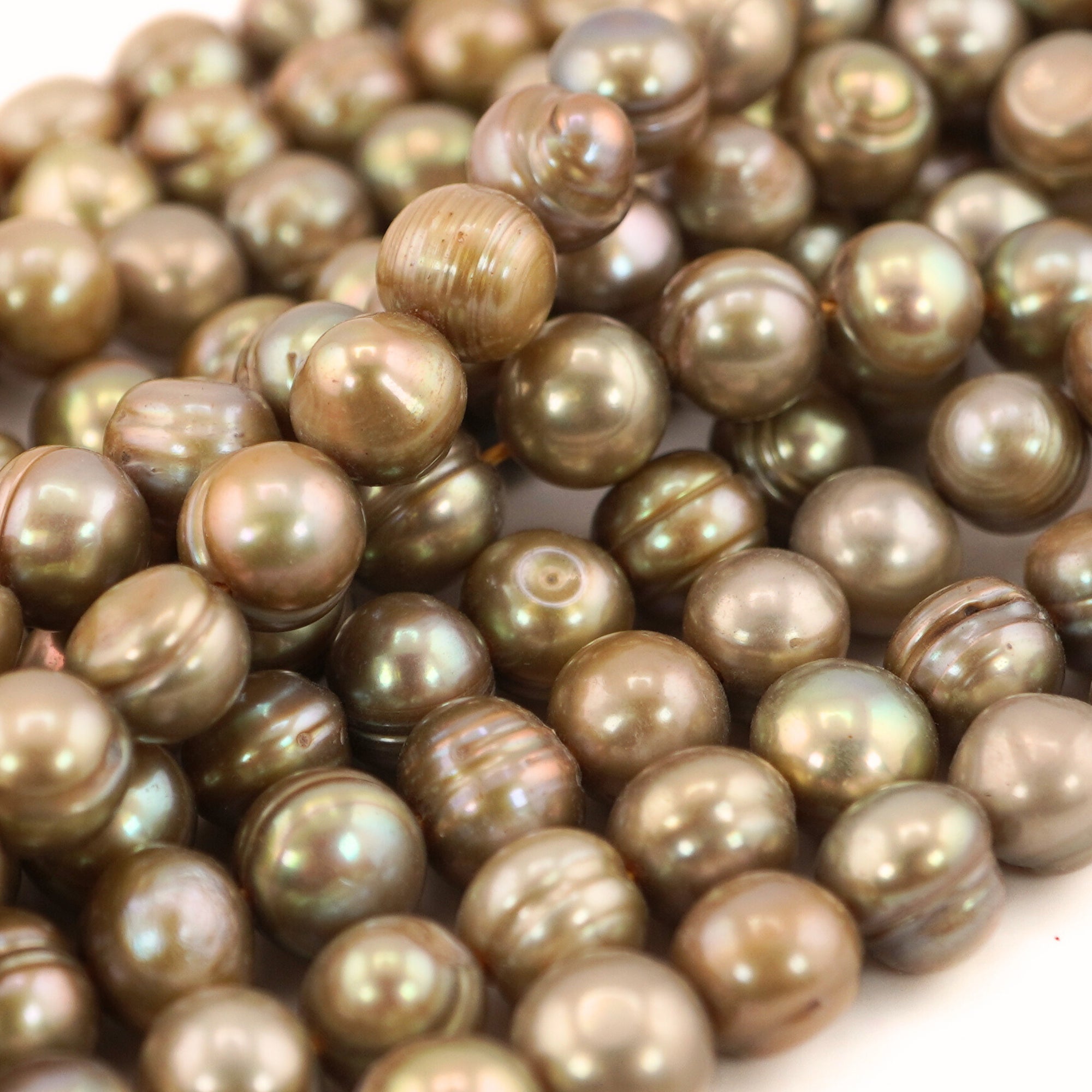 Wholesale pistachio pearls for jewelry

