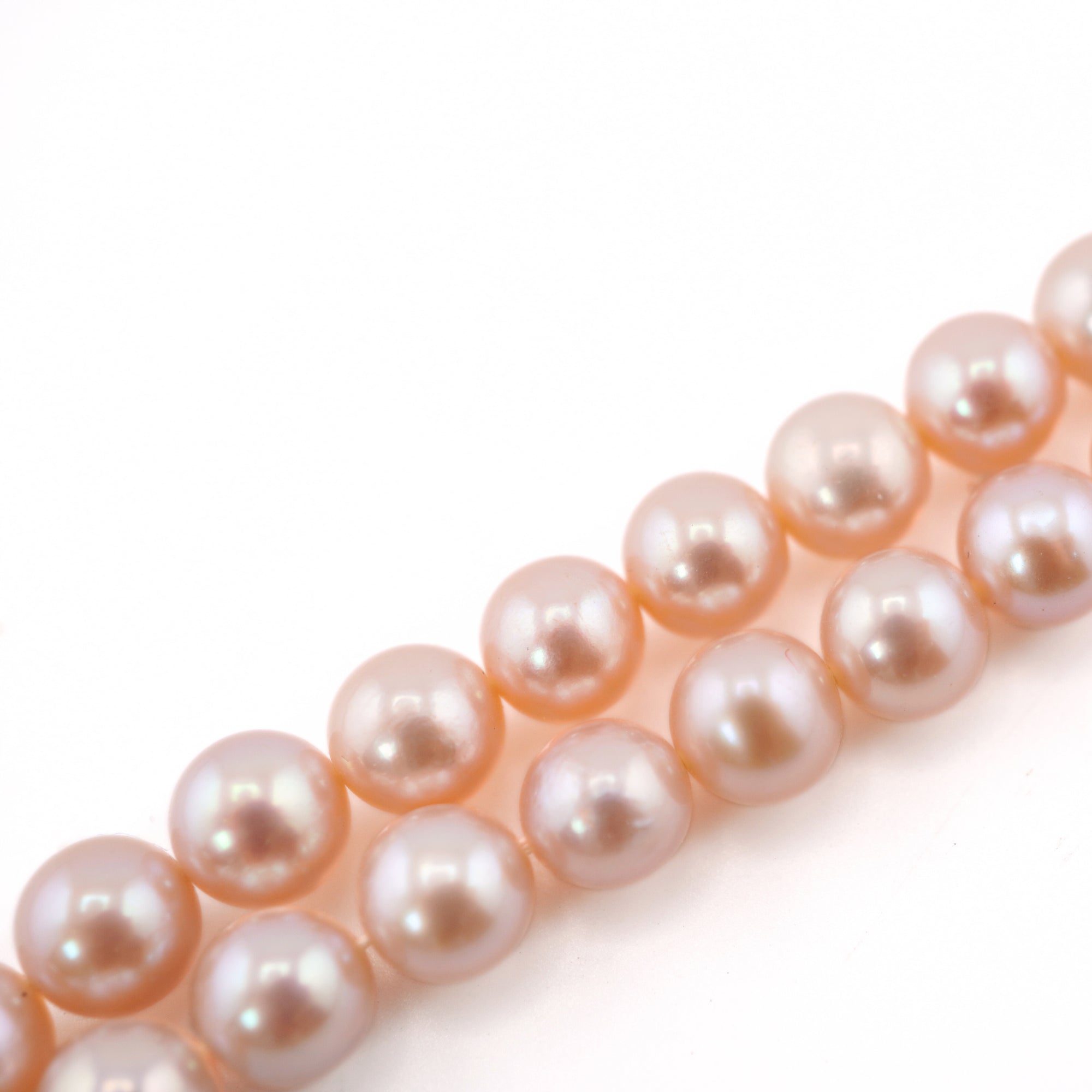 genuine peach freshwater pearls

