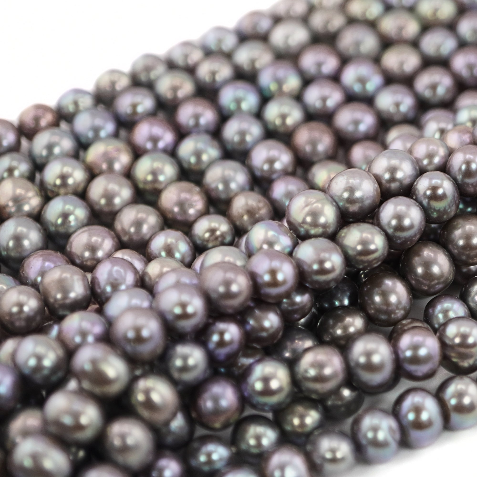 handcrafted jewelry gray beads

