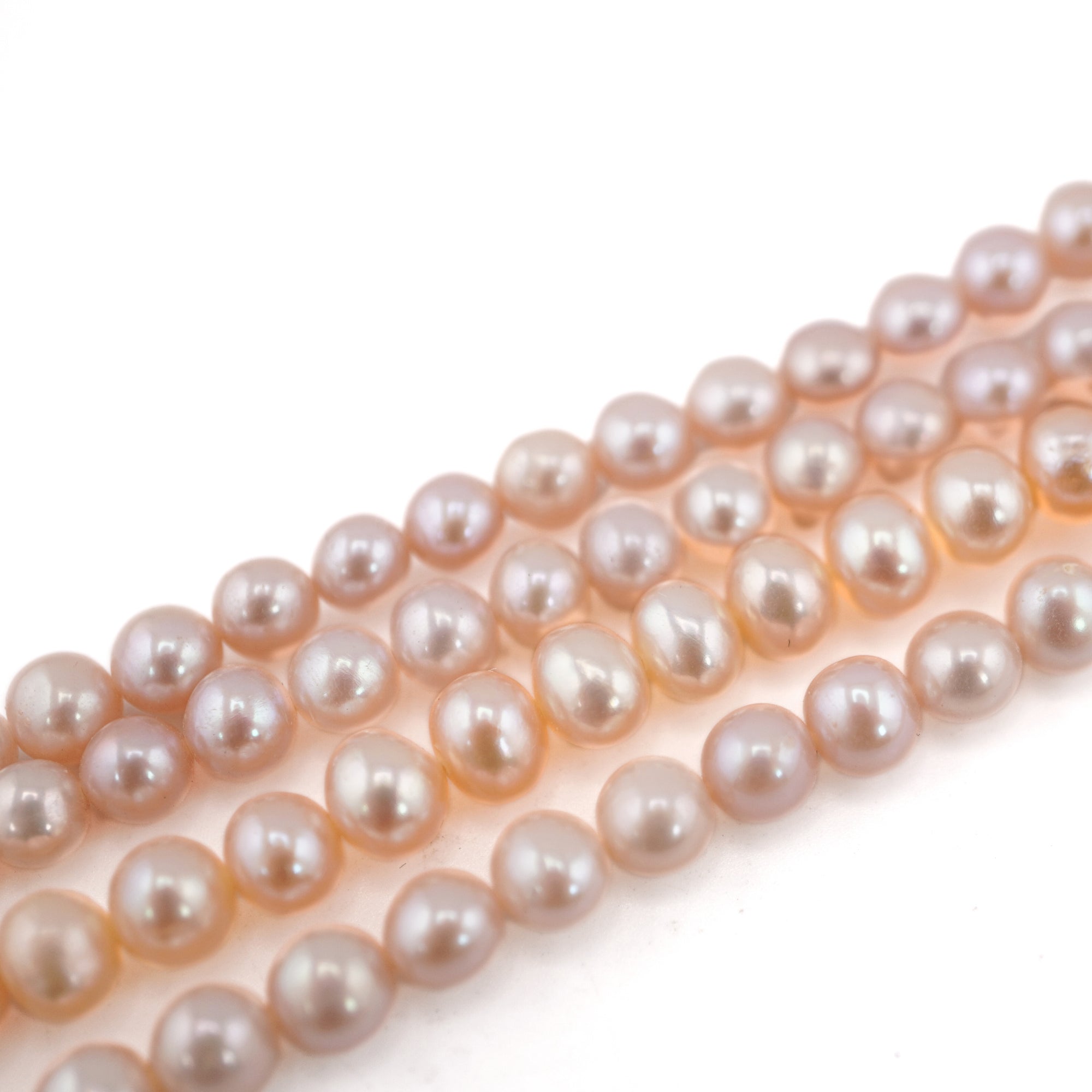 jewelry making peach pearls

