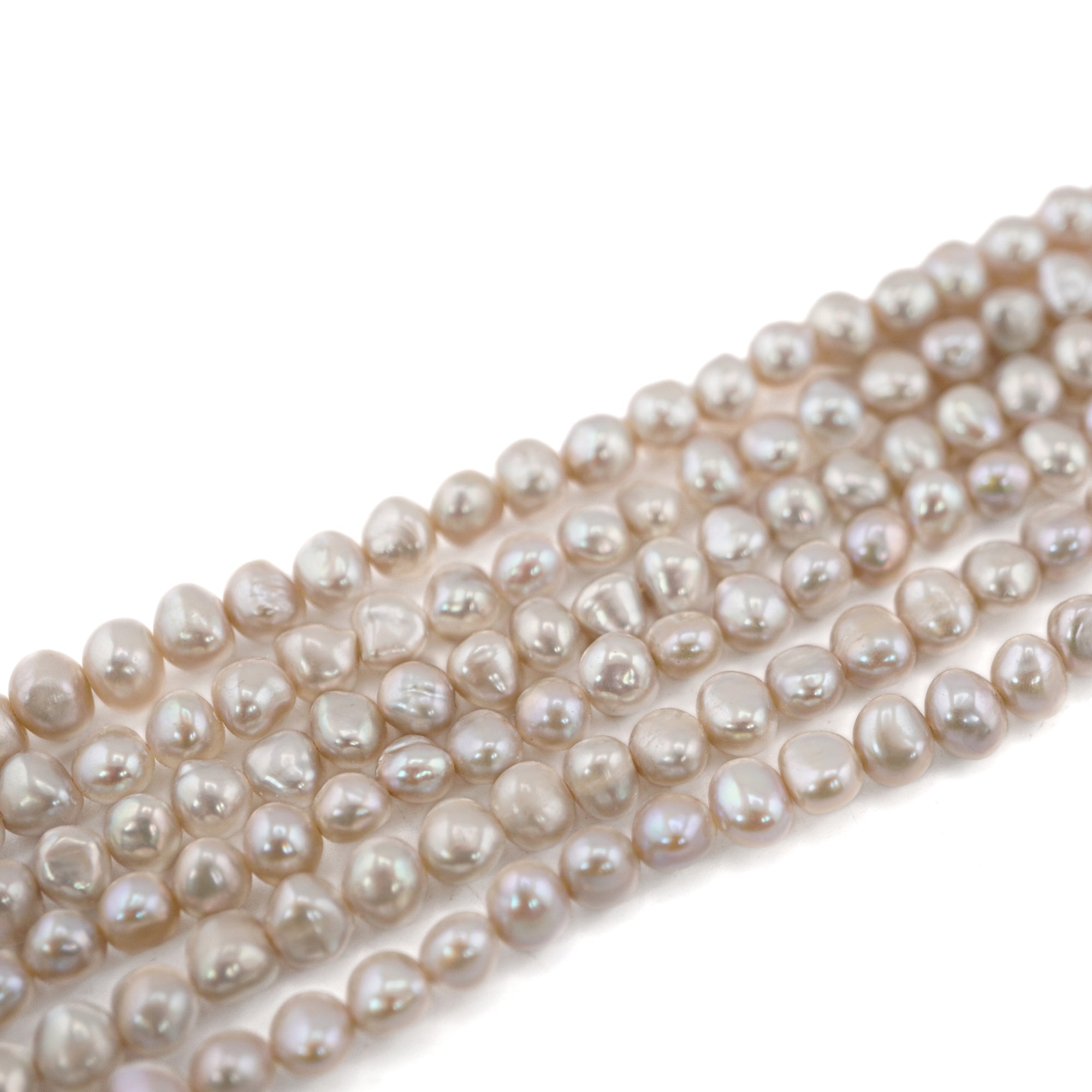 natural gray pearl beads wholesale

