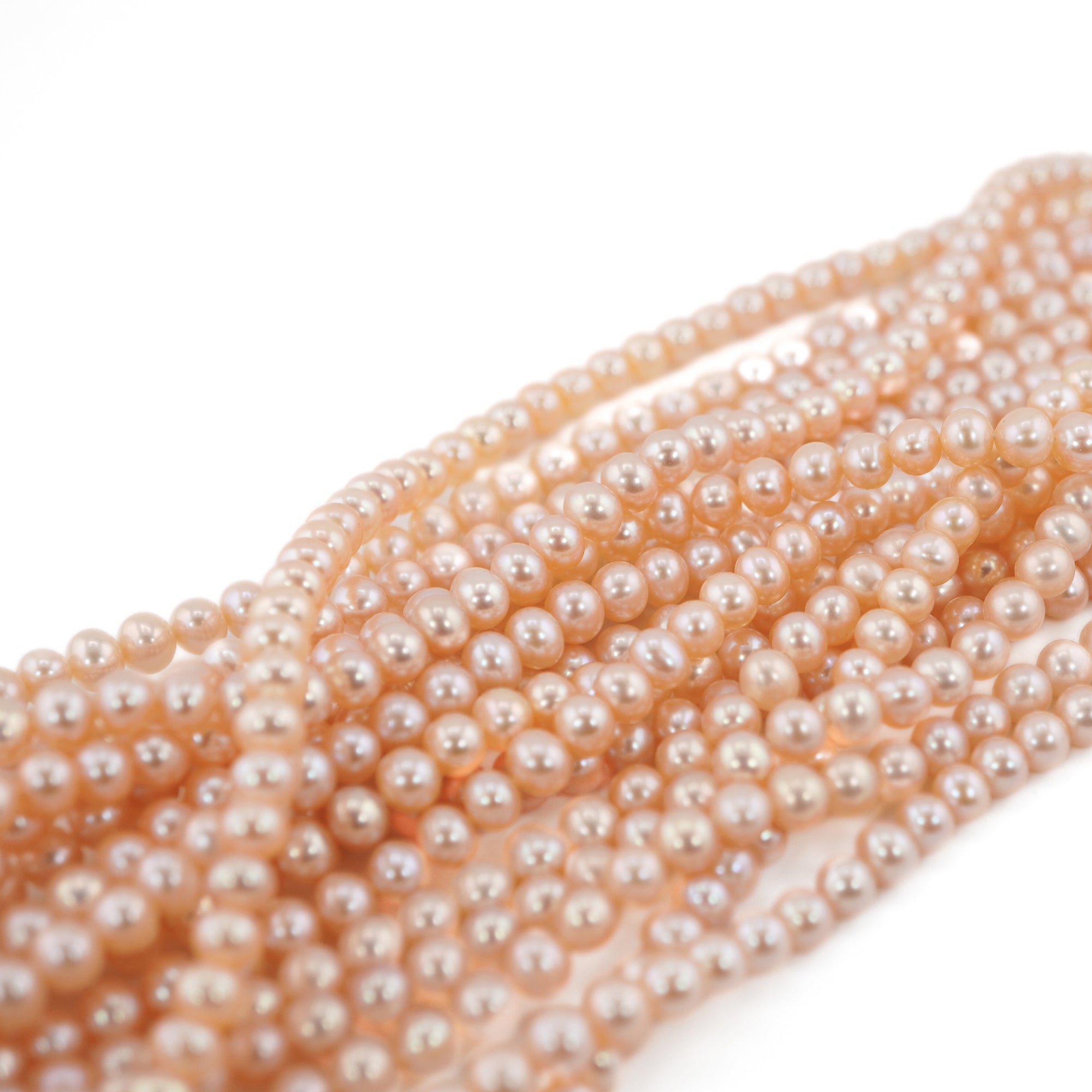 natural melon freshwater pearls

