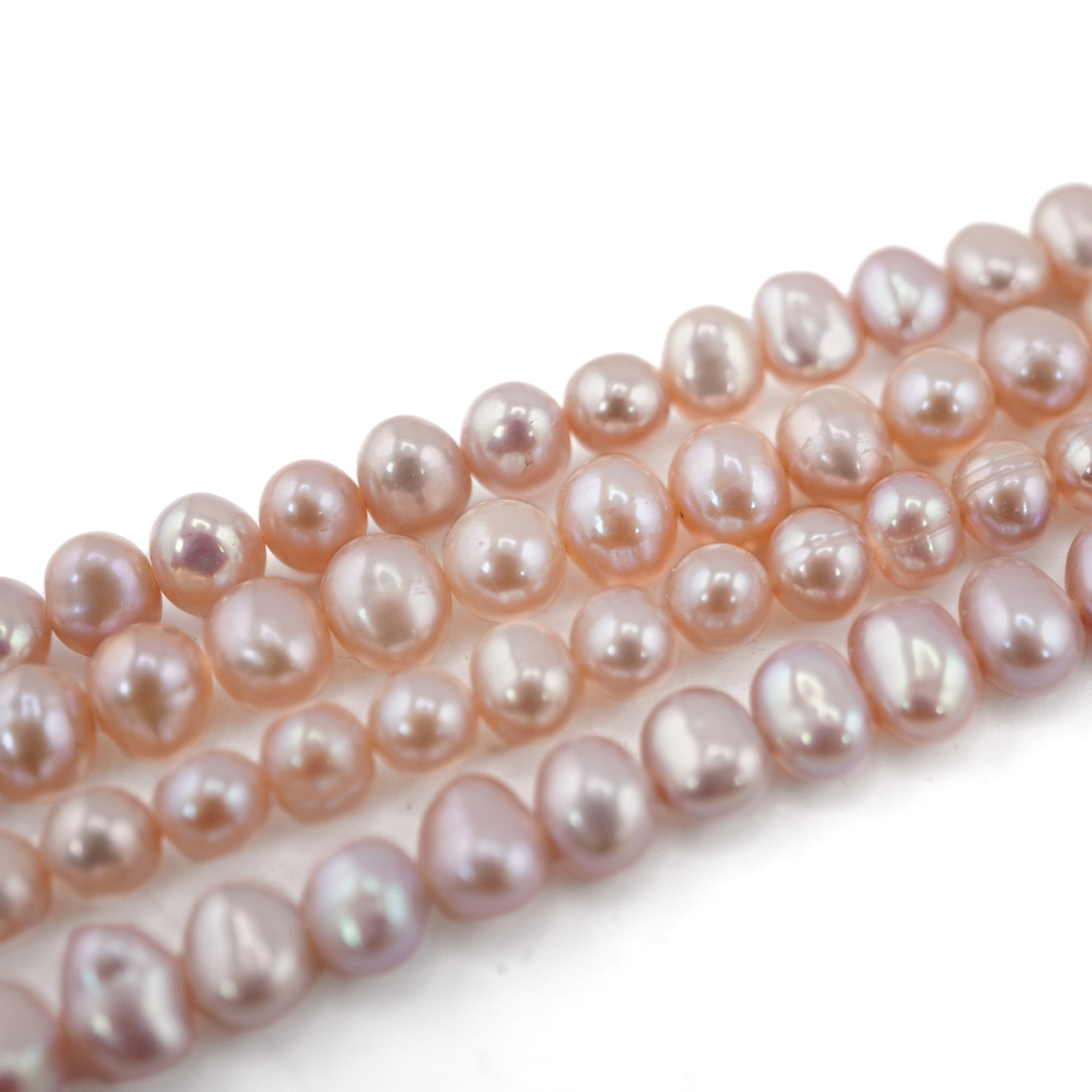 natural peach freshwater beads for jewelry



