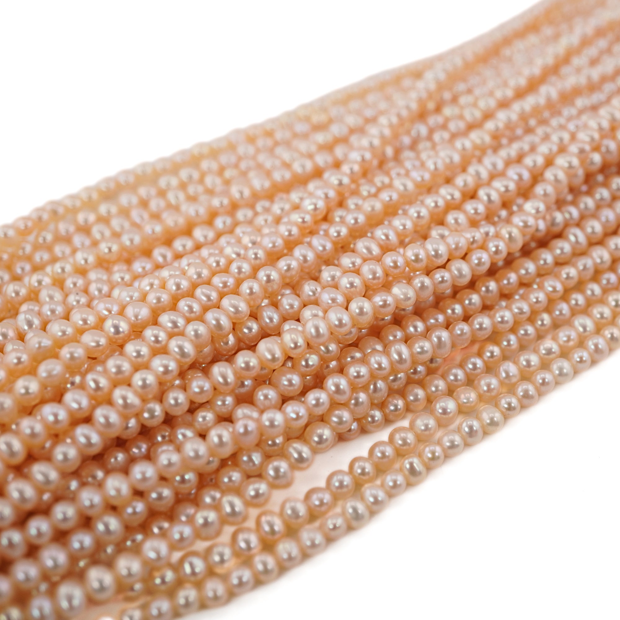 near round melon pearl beads

