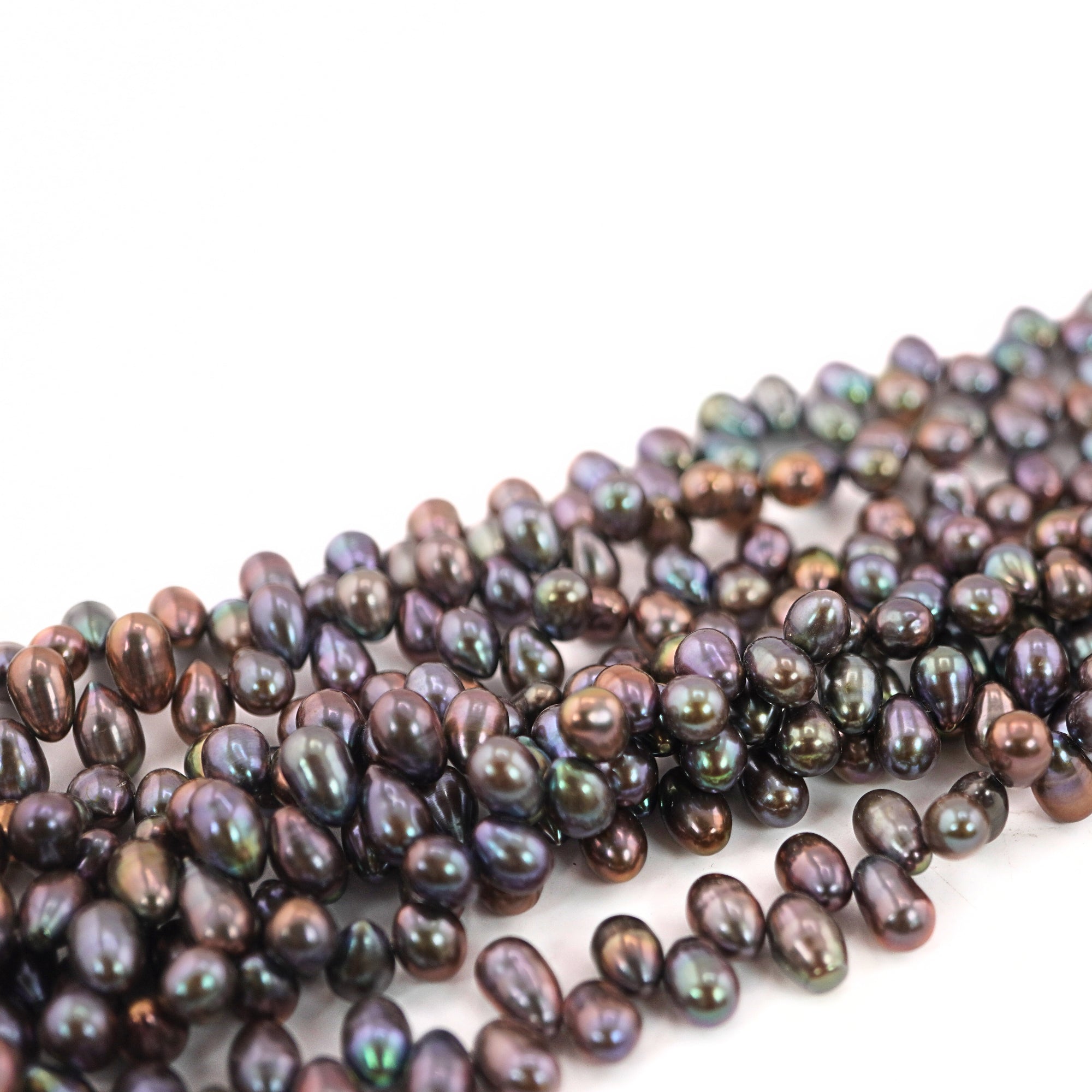 oval shaped pearls for necklaces

