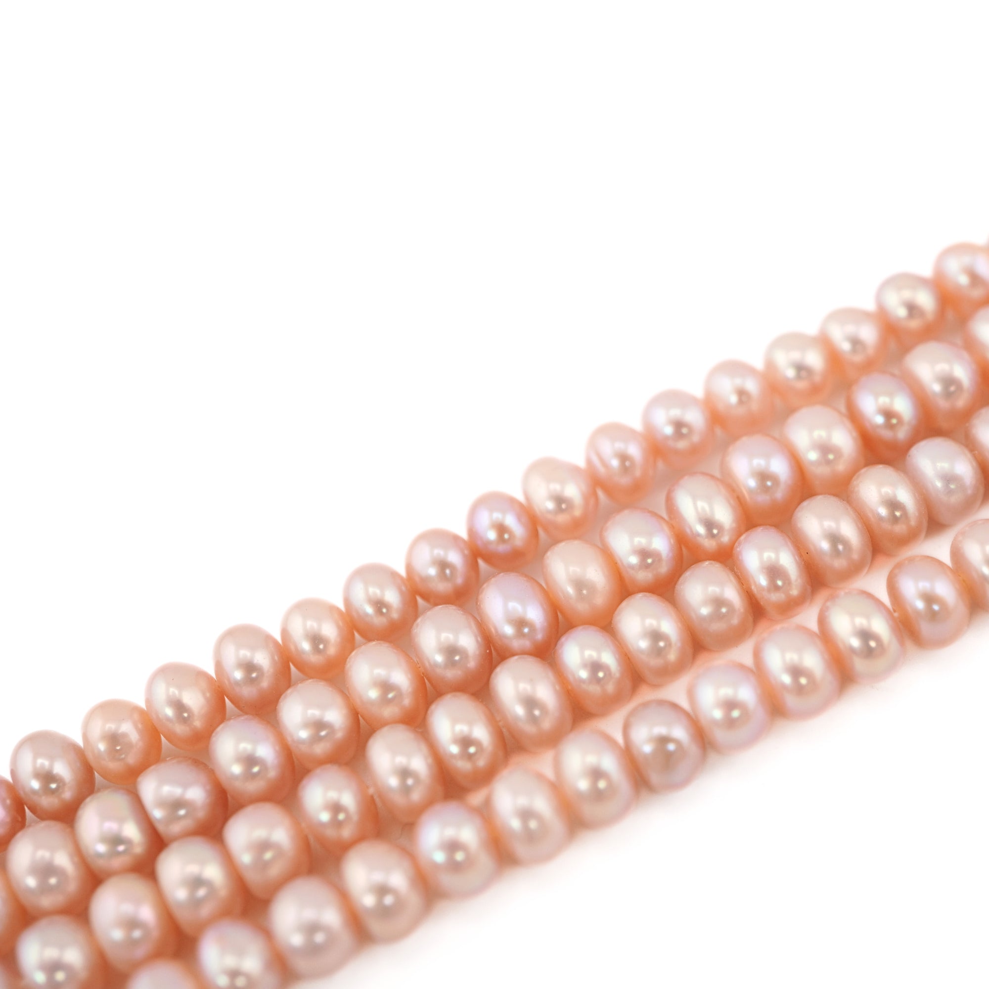 peach colored pearls wholesale


