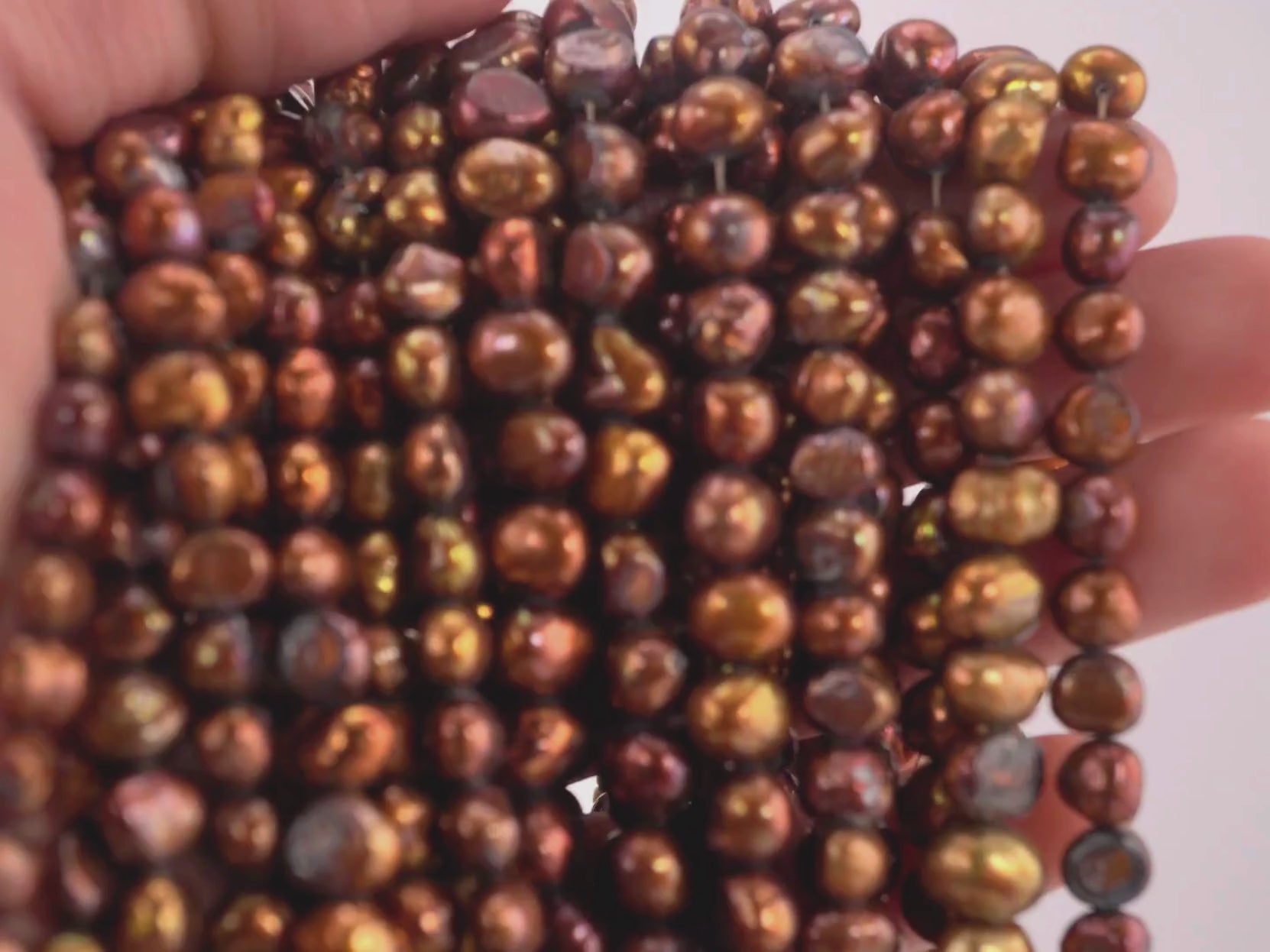 Wholesale freshwater pearl strands bulk


