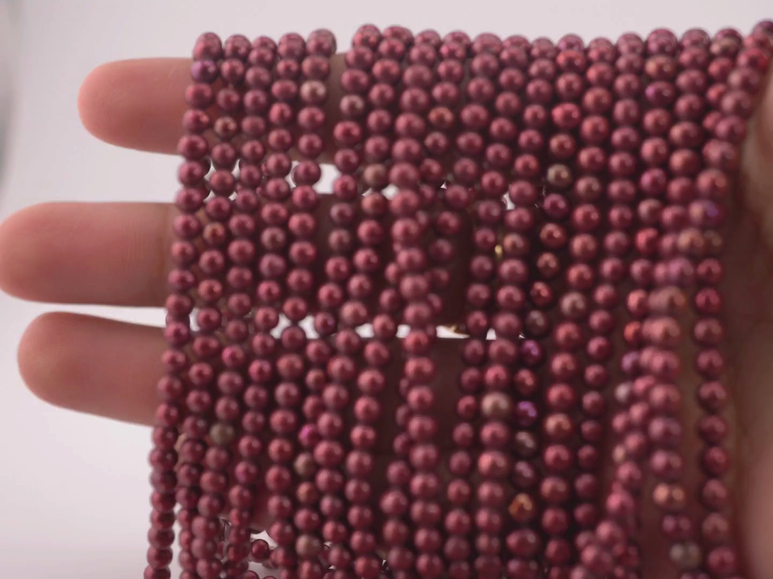 cherry round beads for handmade jewelry

