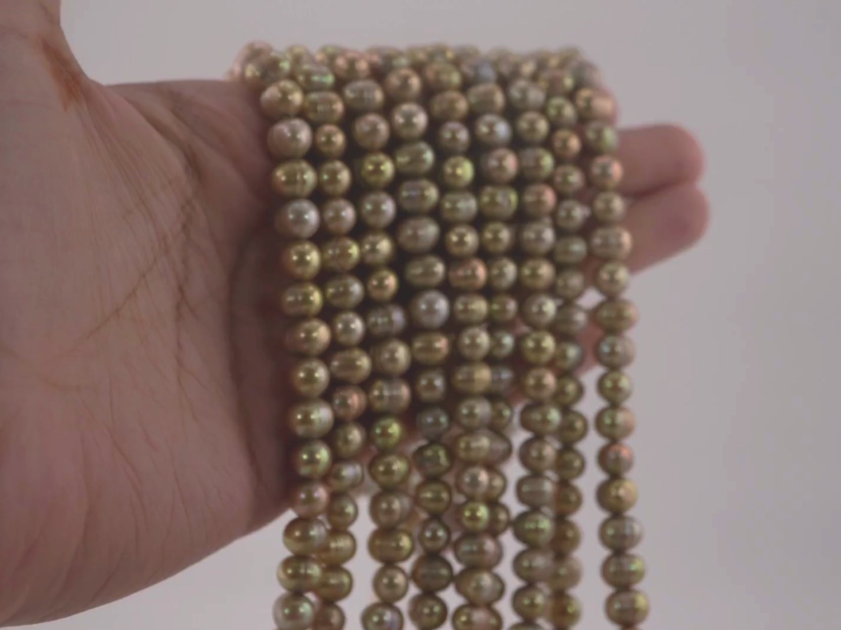 Potato freshwater pearls beads strand

