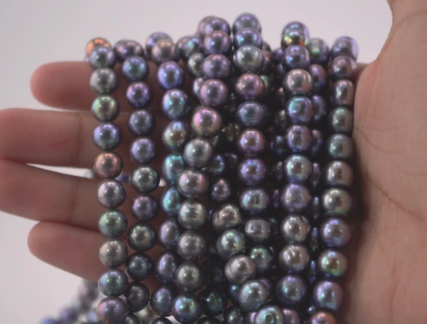 Natural Peacock Pearls for Jewelry Making

