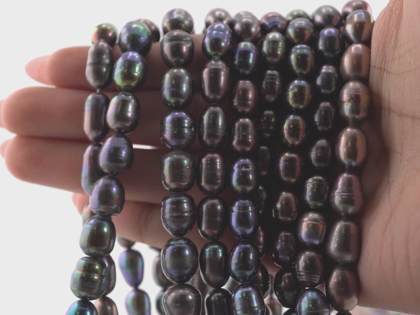 Oval Pearl Beads for Jewelry Making

