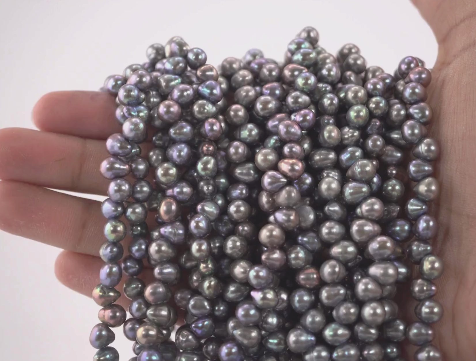 premium peacock pearls for earrings

