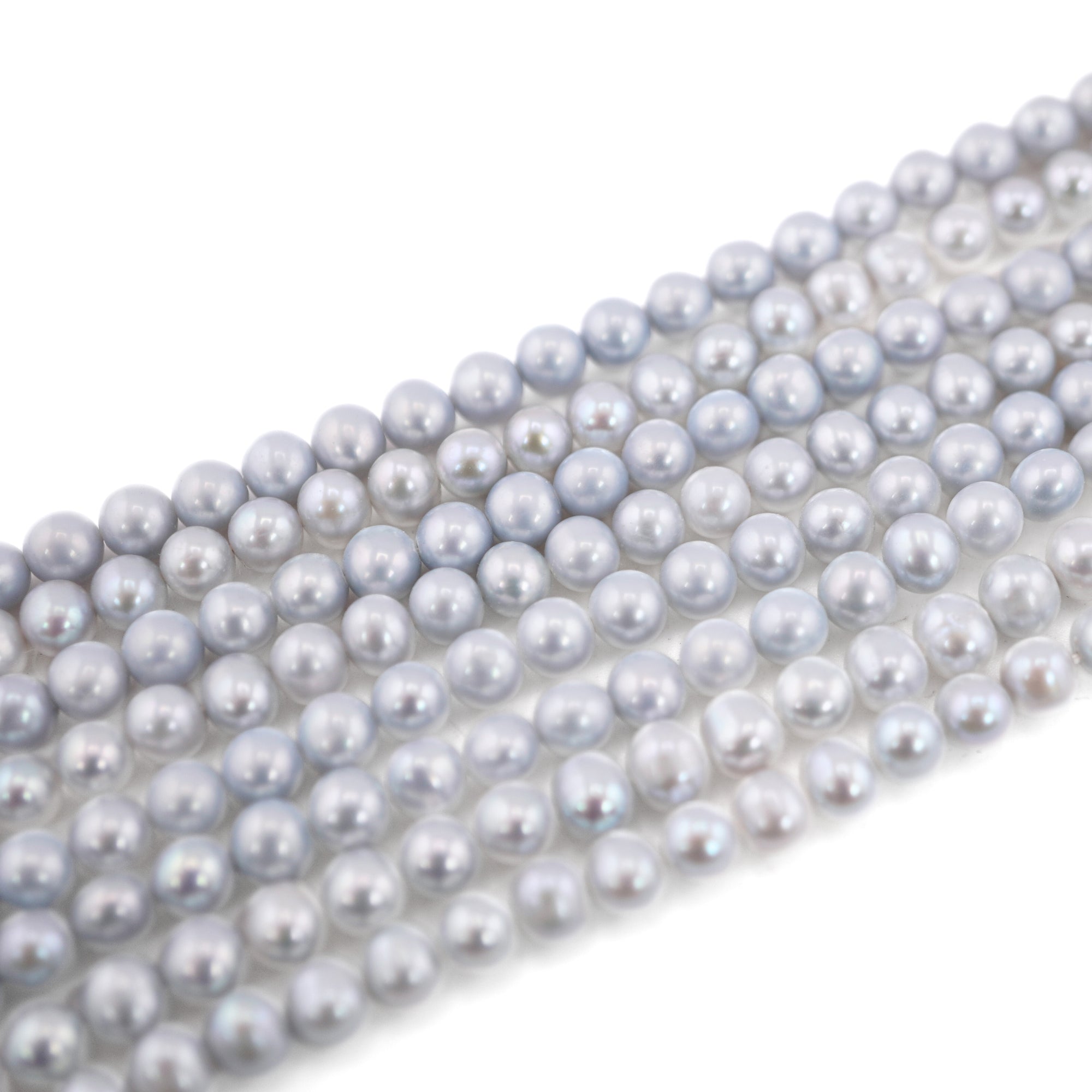 round blue pearls for craft

