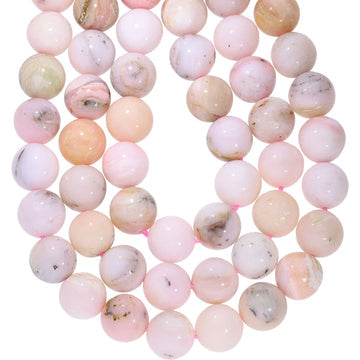 Peruvian Pink Opal Round Beads