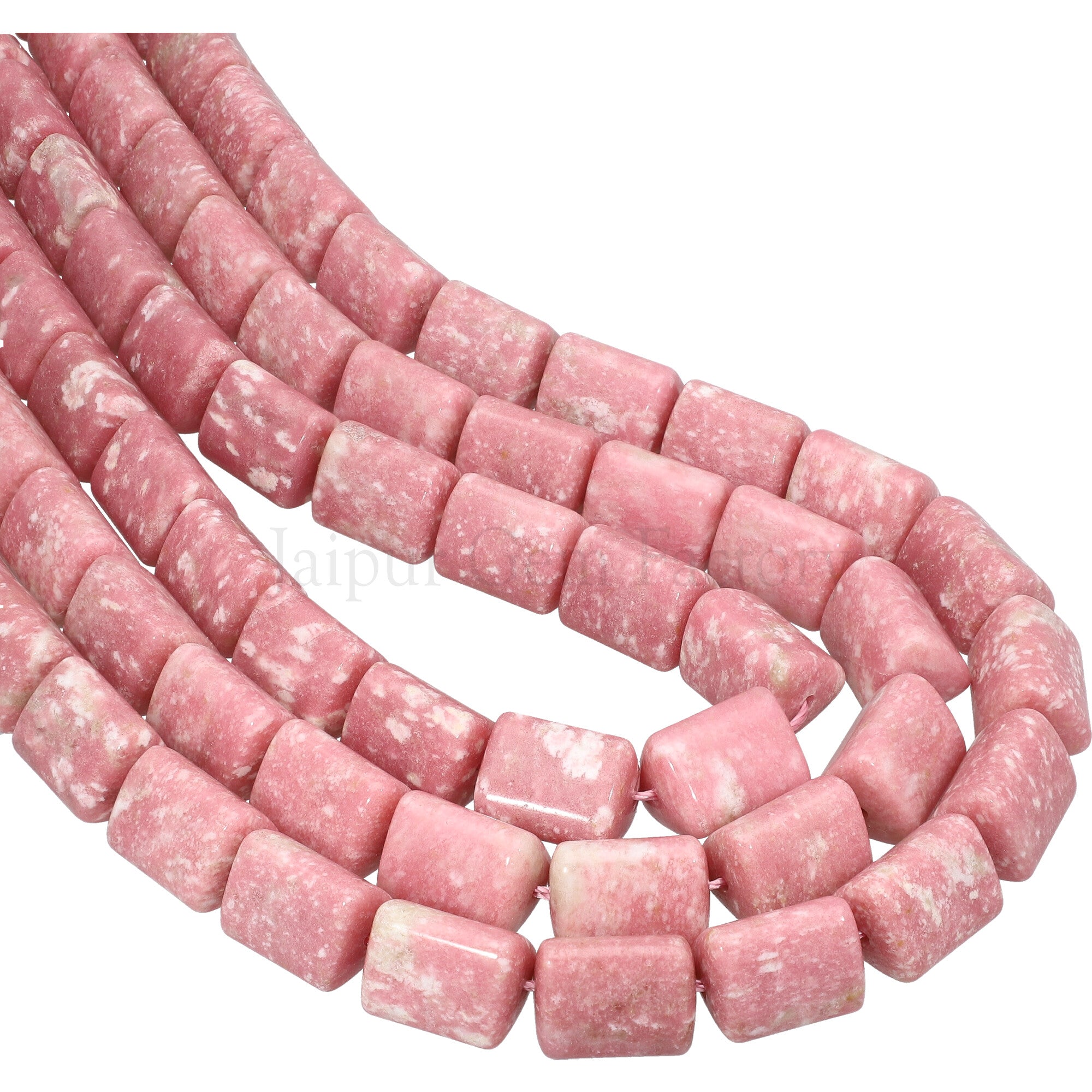 14X10 MM Thulite Smooth Triangle Beads 15 Inches Strand