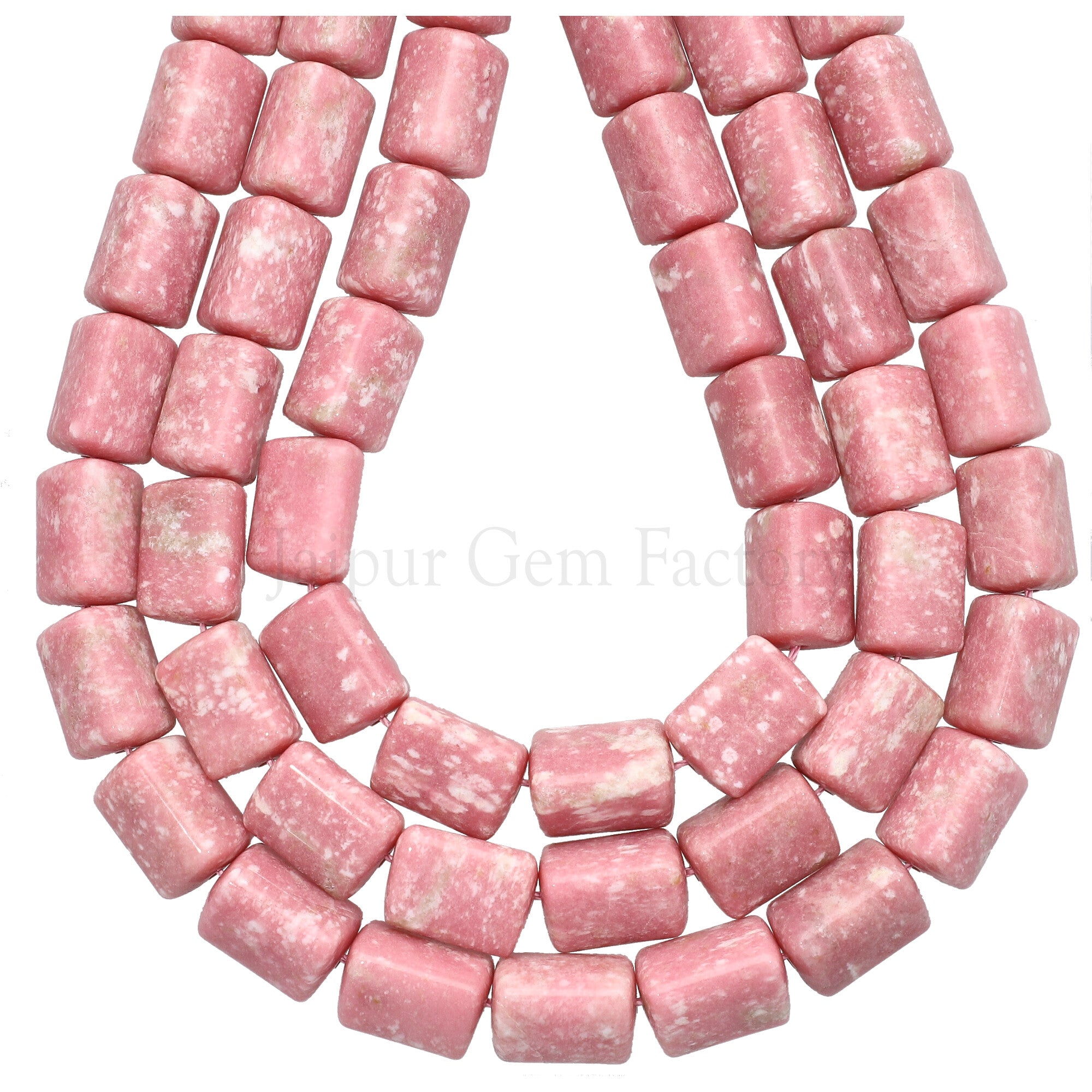 14X10 MM Thulite Smooth Triangle Beads 15 Inches Strand