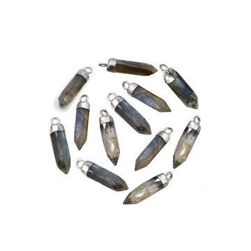 Labradorite Silver Pendant